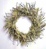 18"Mossy Twig Wreath